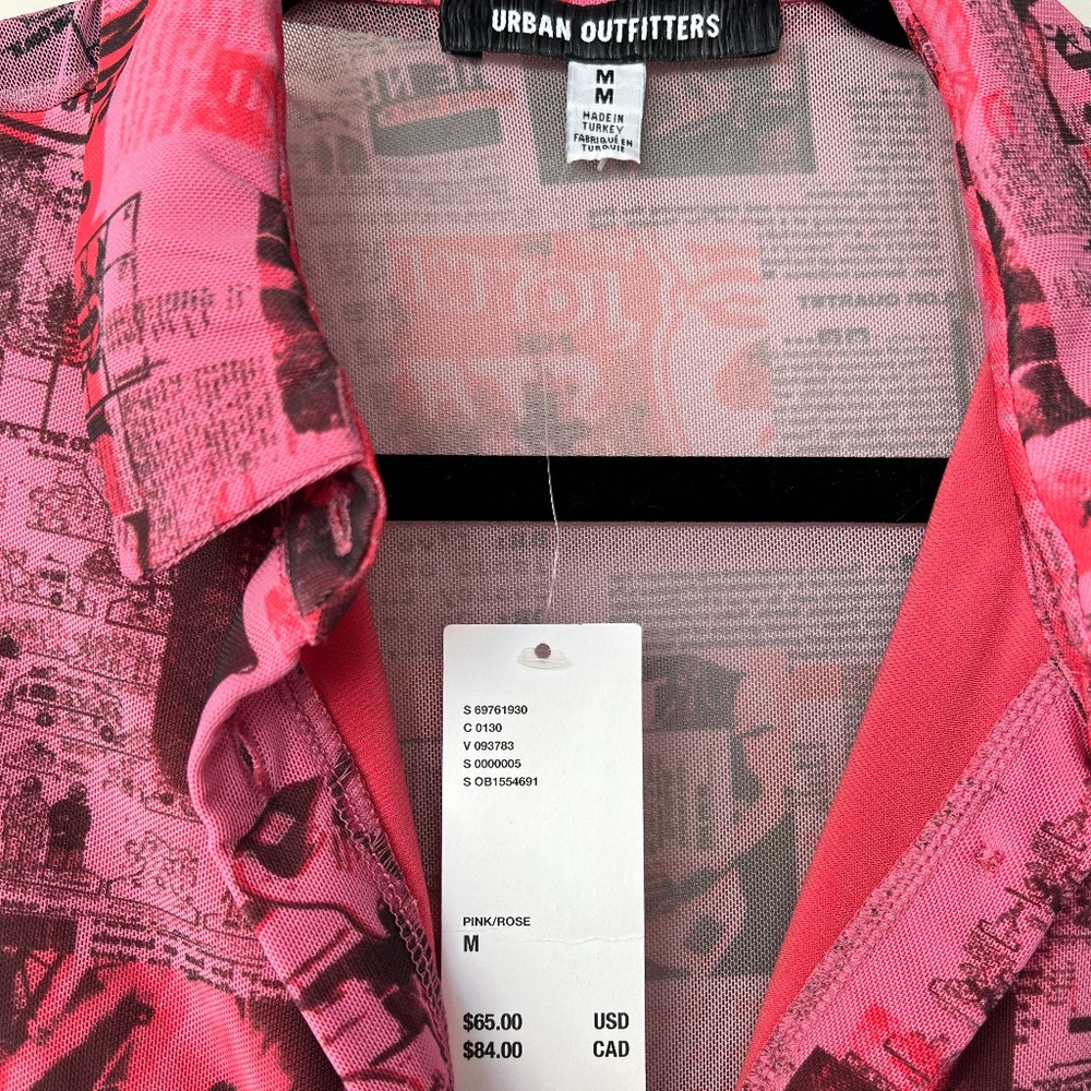 News print dress